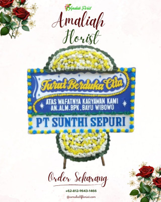 Papan Bunga Duka di Sumberwungu
