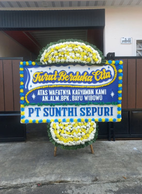 Papan Bunga Duka di Sumberwungu