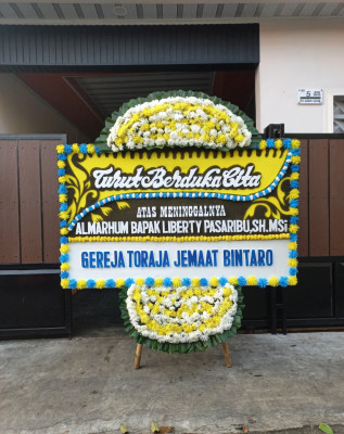 Papan Bunga Duka di Sumberwungu